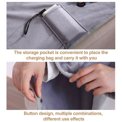 Wearable USB Electric Blanket Heating Blanket with Timing Function 3 Gear Adjustment V1294-YM220928GS01-2-0421