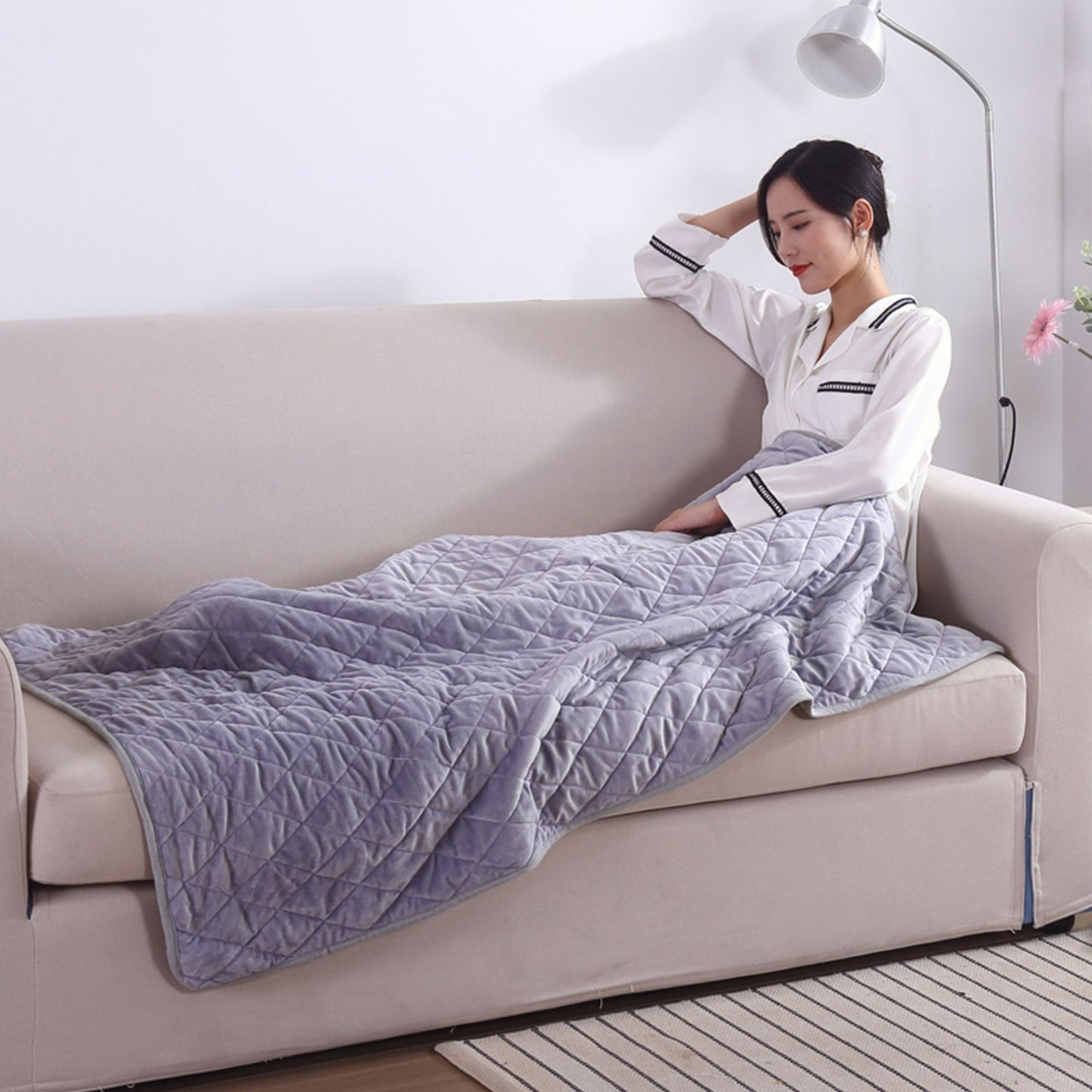 Wearable USB Electric Blanket Heating Blanket with Timing Function 3 Gear Adjustment V1294-YM220928GS01-2-0421