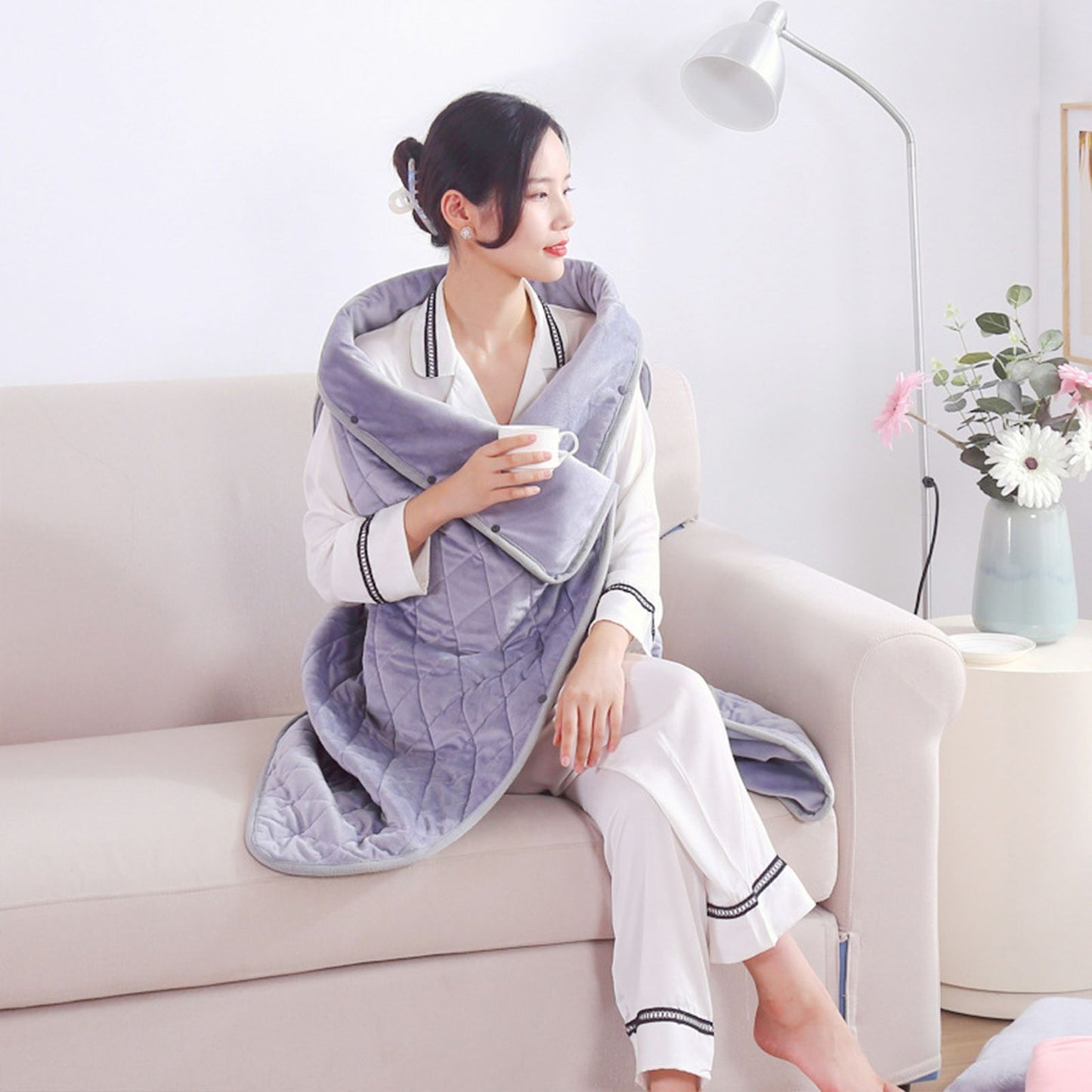 Wearable USB Electric Blanket Heating Blanket with Timing Function 3 Gear Adjustment V1294-YM220928GS01-2-0421