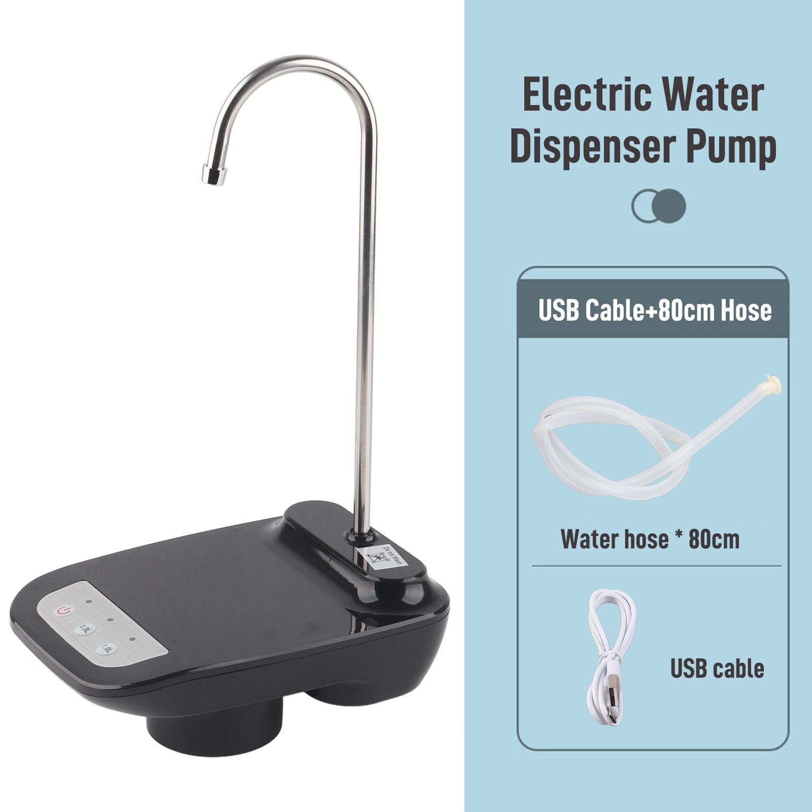Electric Water Dispenser Home Office Multifunctional USB Pressure Water Dispenser V1294-YM220928SM03-1-0421