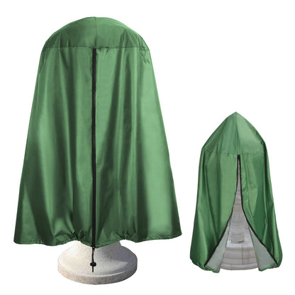 Garden Fountain Statue Protective Cover Silver Coated Oxford Cloth Waterproof Windproof Fountain Protector V1294-YM220928YA04-1-0421