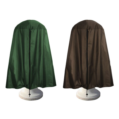 Garden Fountain Statue Protective Cover Silver Coated Oxford Cloth Waterproof Windproof Fountain Protector V1294-YM220928YA04-2-0421