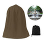 Garden Fountain Statue Protective Cover Silver Coated Oxford Cloth Waterproof Windproof Fountain Protector V1294-YM220928YA04-3-0421