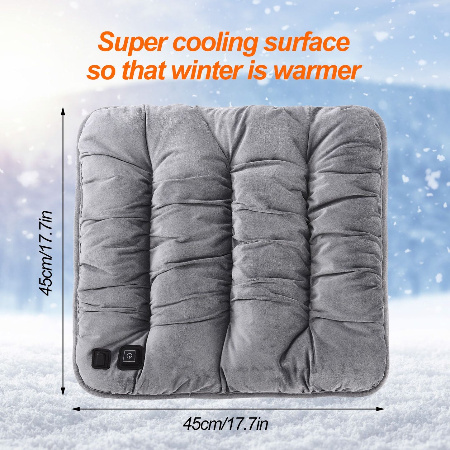 Graphene Heated Seat Cushion Office USB Heated Seat Cushion Car Seat Cushion V1294-YM220930FB02-3-0421