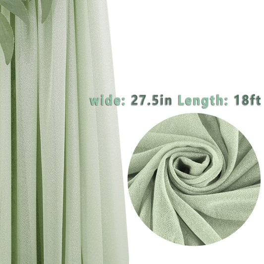 Arch Drapery Tulle Curtains Outdoor Wedding Arch Background Party Photography Veil V1294-YM221001YF15-3-0421