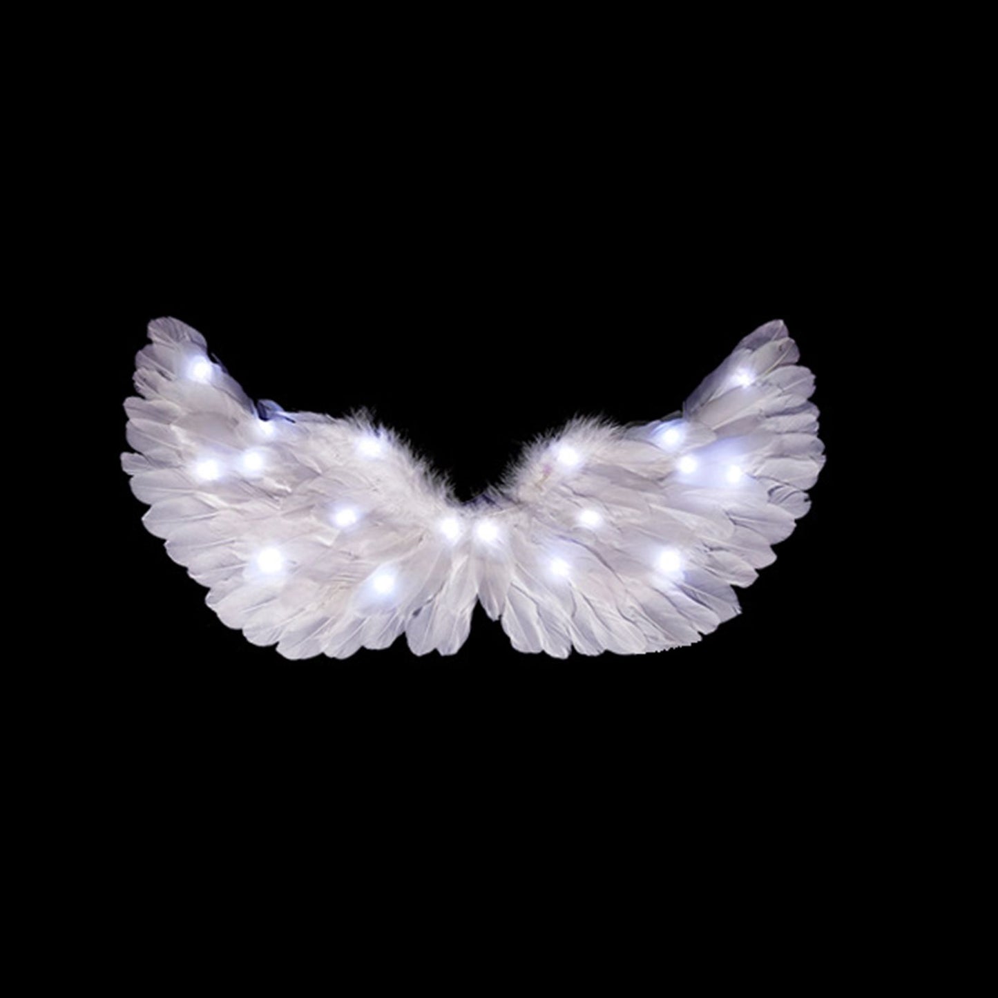Glowing Angel Wings with LED String Lights Halloween Party Cosplay Costume Accessories Props V1294-YM221001YF64-5-0421