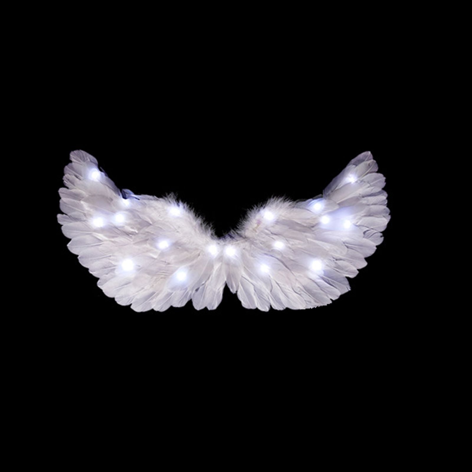 Glowing Angel Wings with LED String Lights Halloween Party Cosplay Costume Accessories Props V1294-YM221001YF64-5-0421