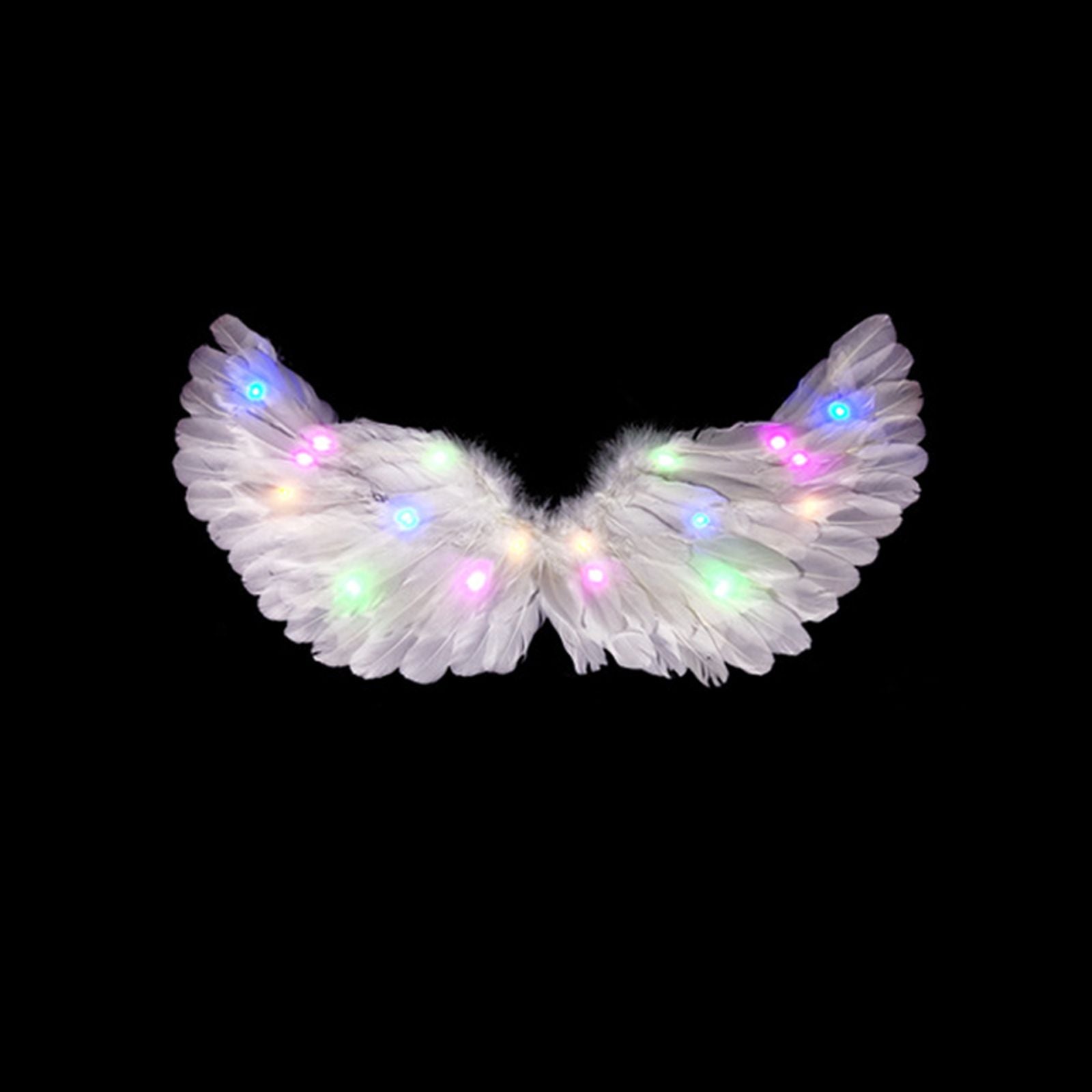 Glowing Angel Wings with LED String Lights Halloween Party Cosplay Costume Accessories Props V1294-YM221001YF64-5-0421