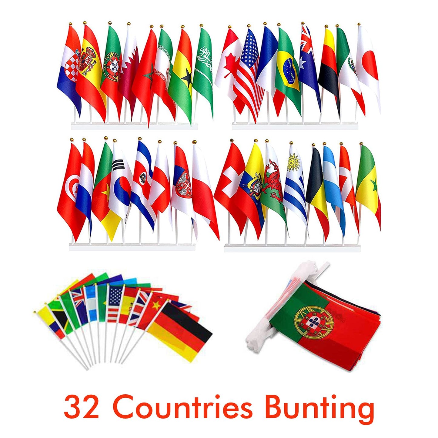32Pcs 2022 World Cup Stick Flag V1294-YM221002YF26-2-0421