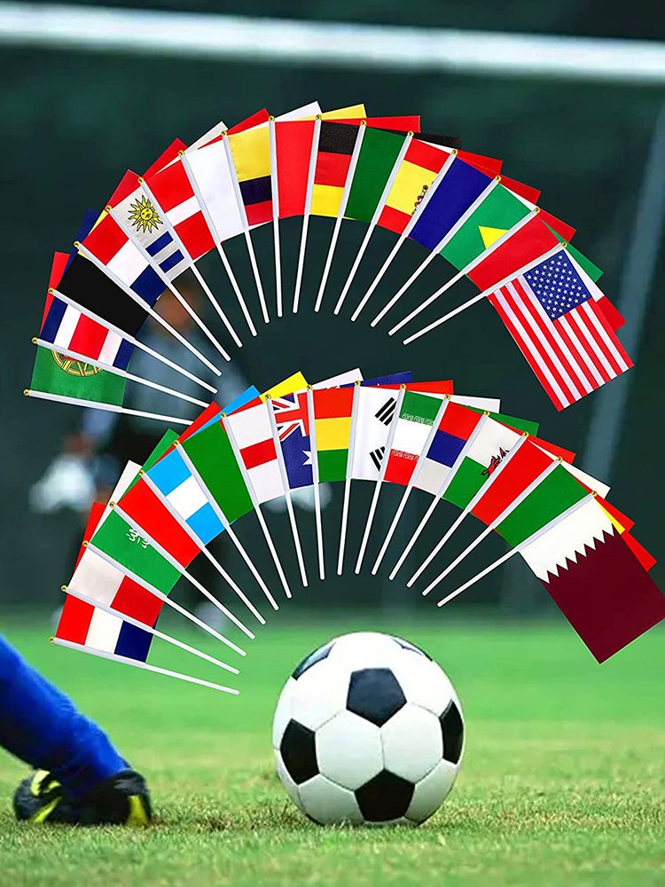 32Pcs 2022 World Cup Stick Flag V1294-YM221002YF26-2-0421