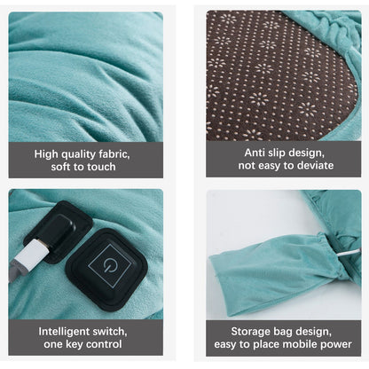 Heating Cushion Winter Car Warm Plug Heating Pad USB Three Temperature Control Chair Pad V1294-YM221008DJ02-1-0421