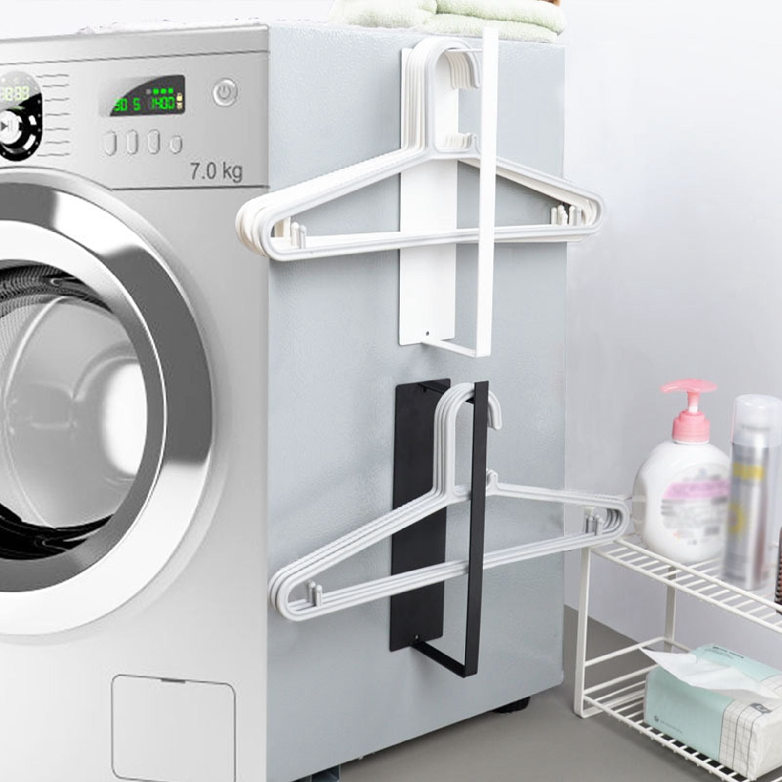 Washing Machine Side Hanger Non Punching Magnetic Hanger Storage Rack V1294-YM221011GS02-1-0421