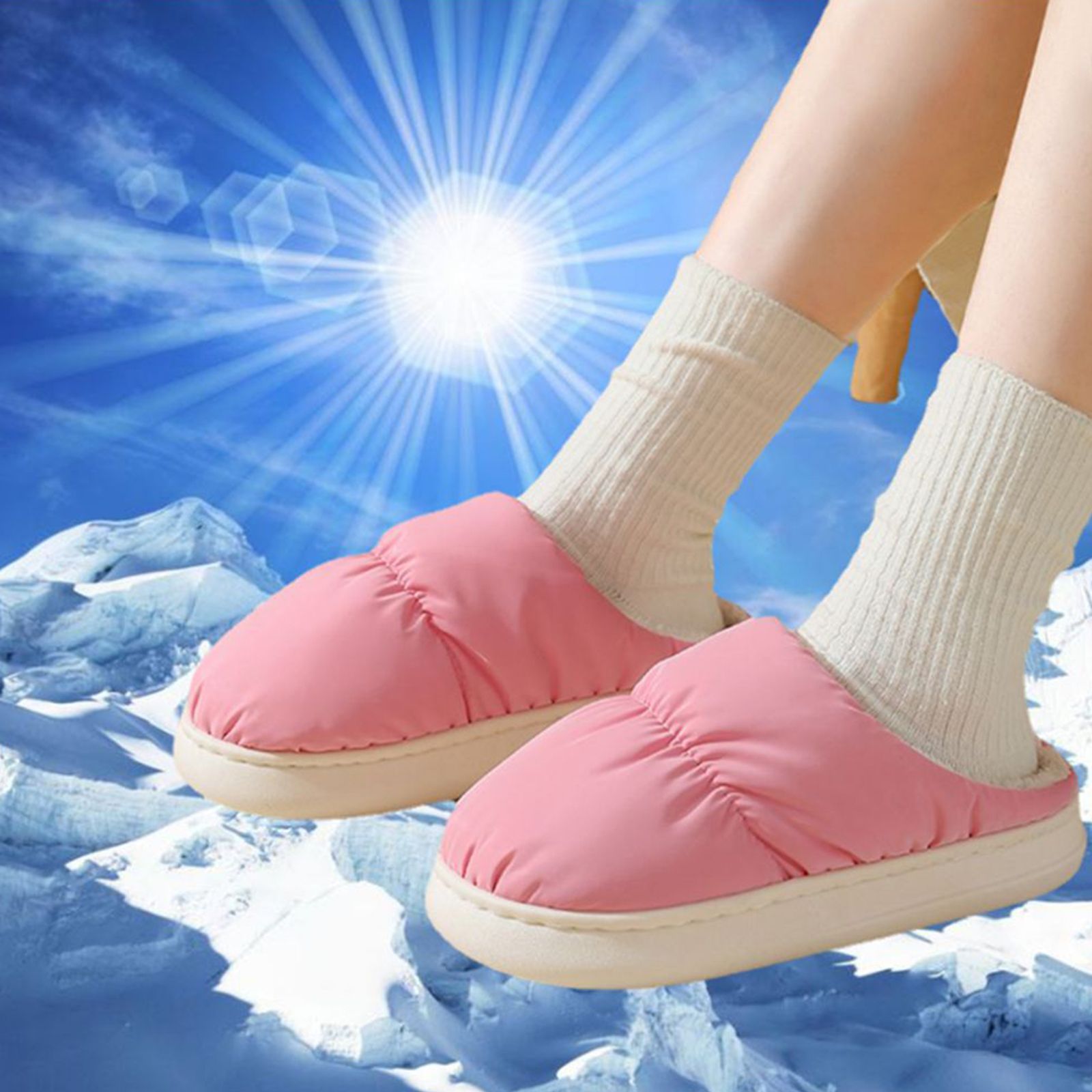 Constant Temperature 50 Degrees USB Heated Slippers V1294-YM221012DJ03-2-0421