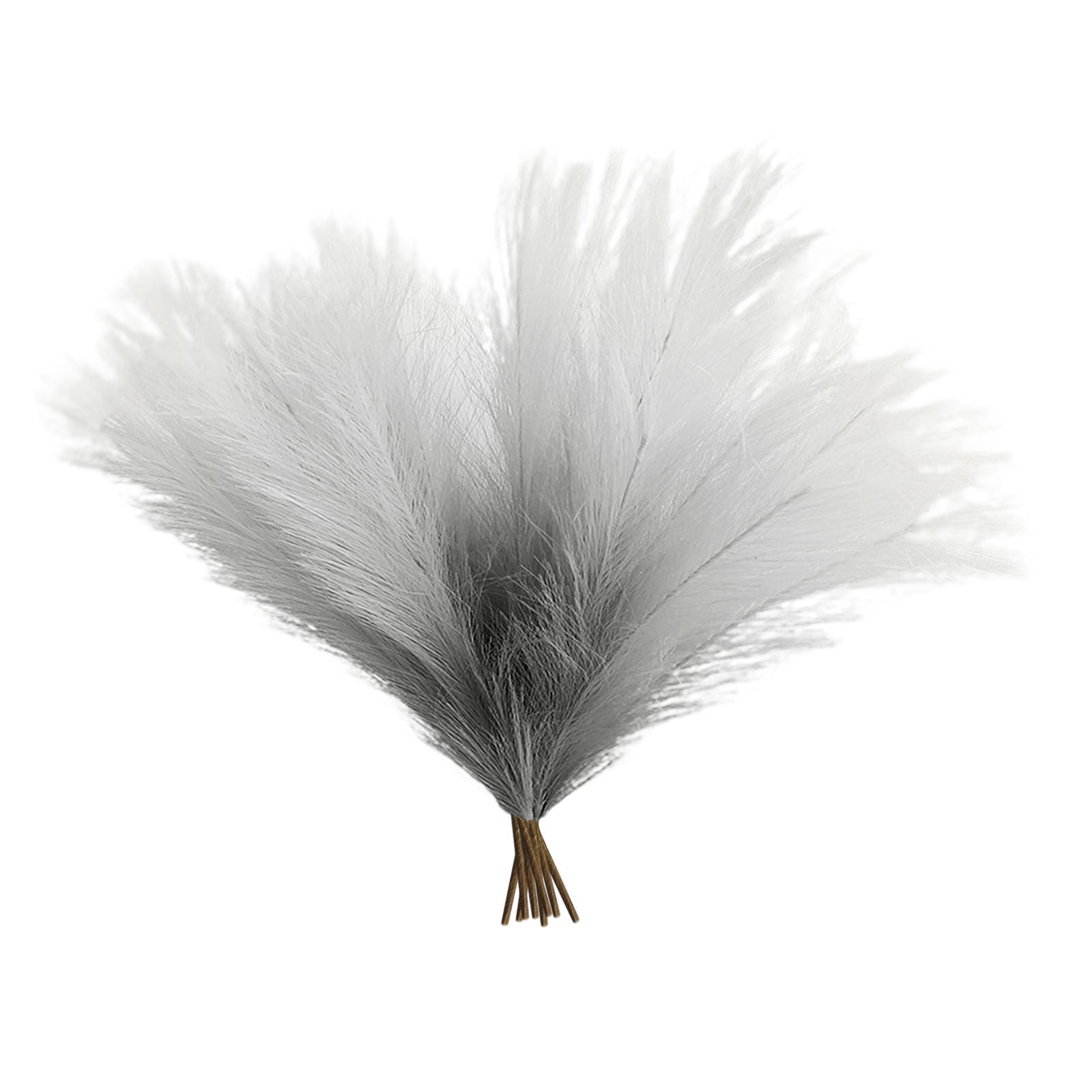 8Pcs Artificial Pampas Grass Versatile Decorative Gradient Gray Modern Vase Filler Faux Pampas Grass For Home V1294-YM221012LW04-2-0421