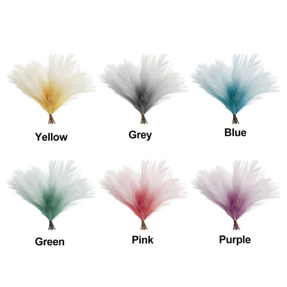 8Pcs Artificial Pampas Grass Versatile Decorative Gradient Gray Modern Vase Filler Faux Pampas Grass For Home V1294-YM221012LW04-2-0421