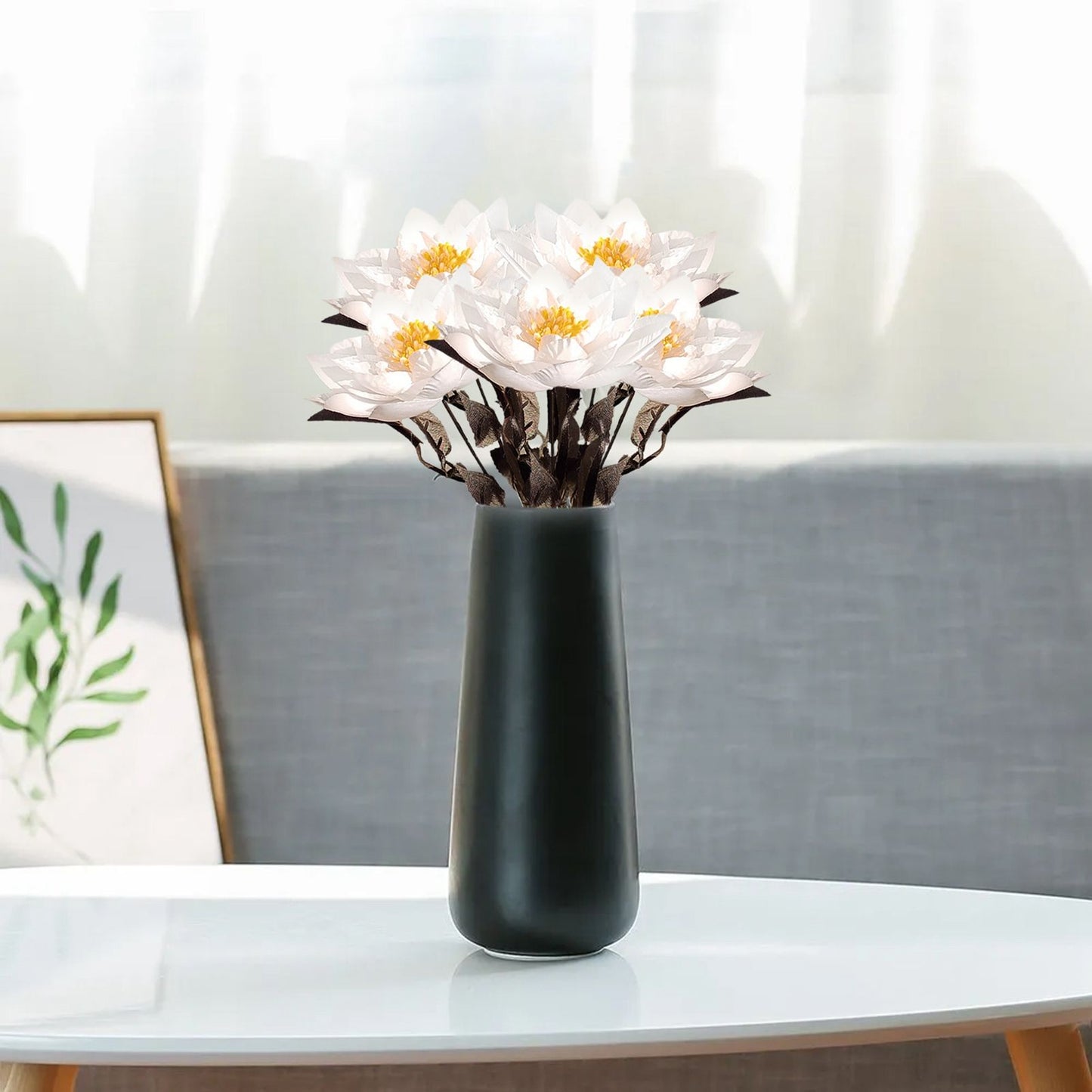 Artificial Lotus Fake Flower Bedroom Decoration Multifunctional Weddings Flower Decoration V1294-YM221013DJ01-1-0421