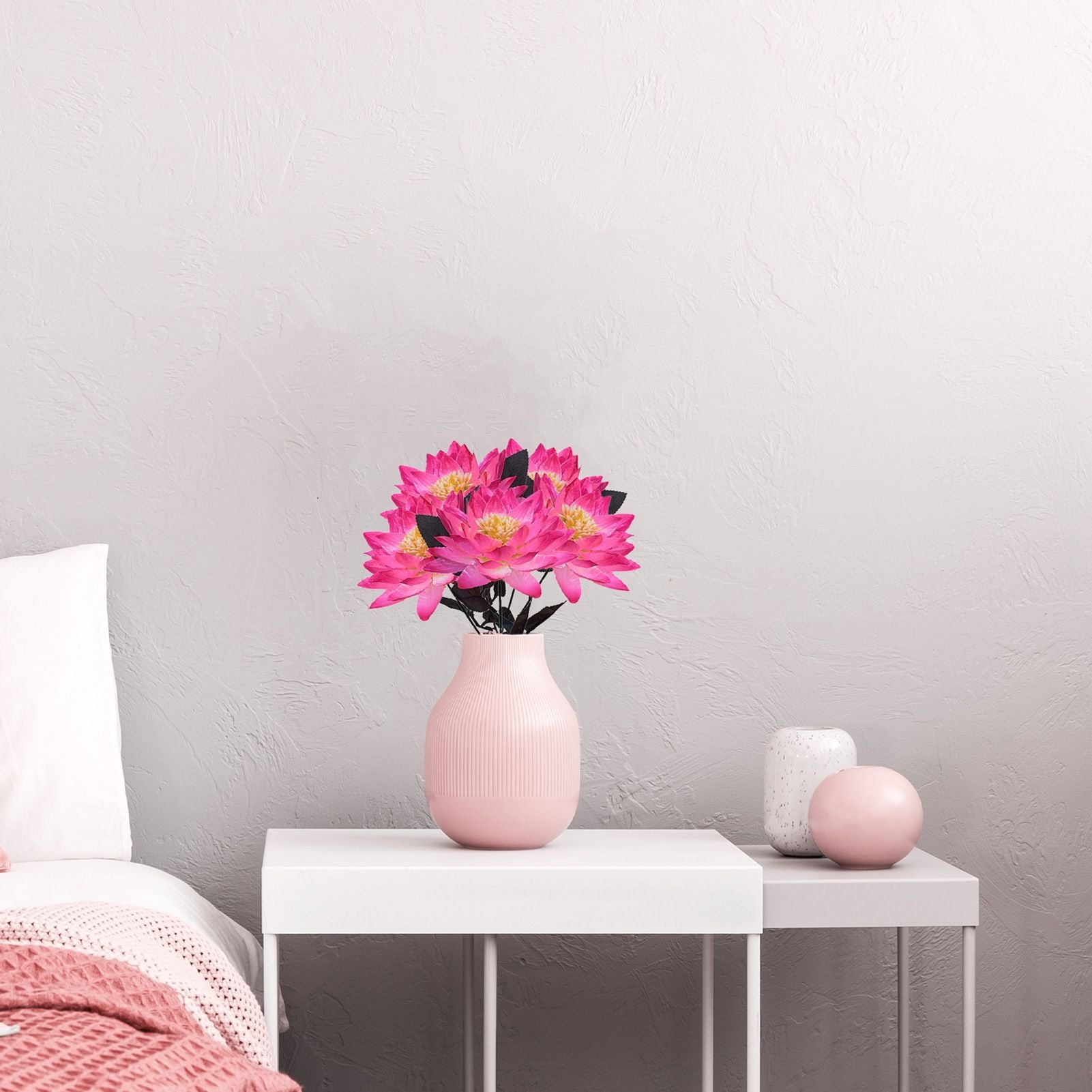 Artificial Lotus Fake Flower Bedroom Decoration Multifunctional Weddings Flower Decoration V1294-YM221013DJ01-1-0421