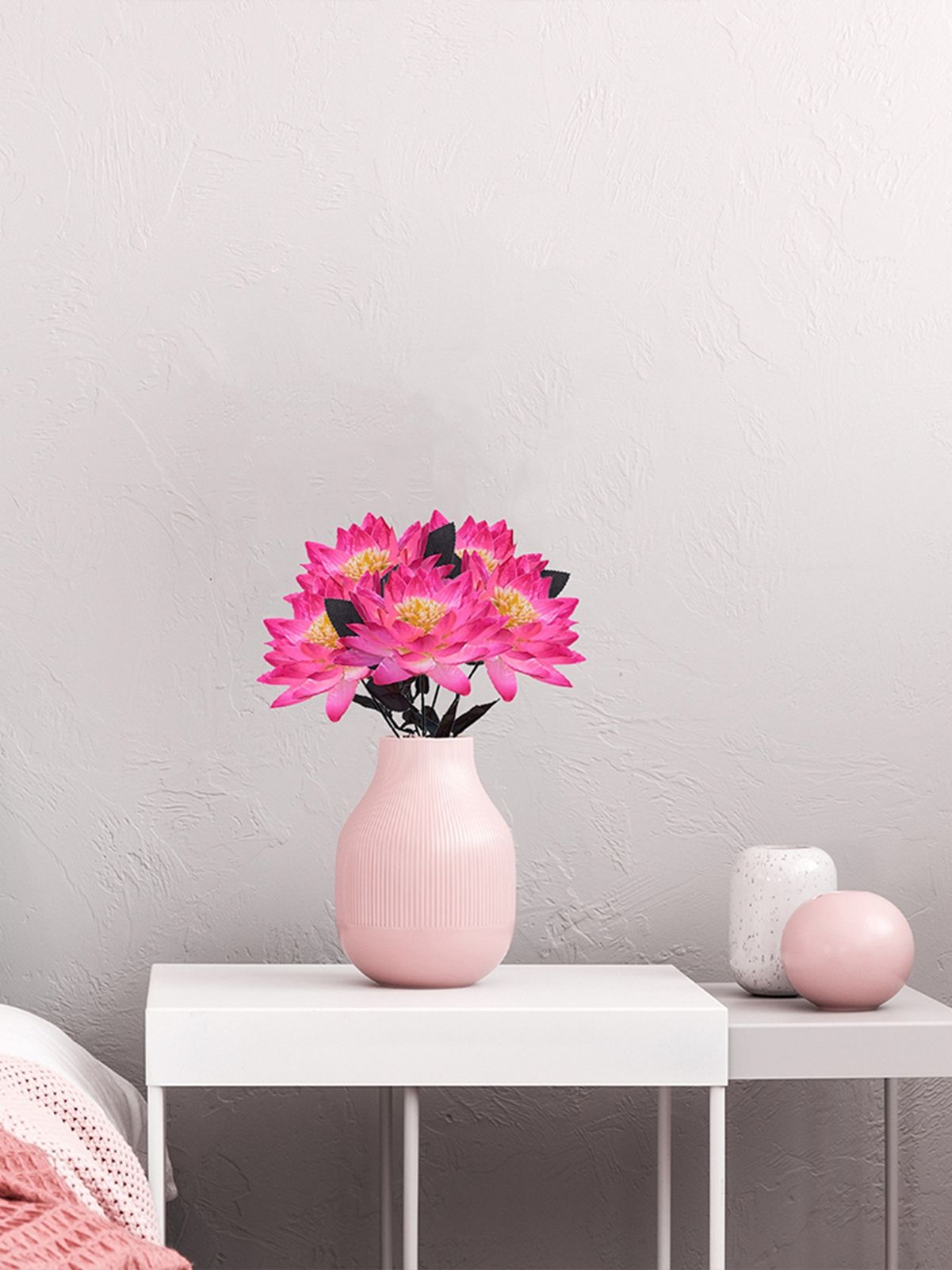 Artificial Lotus Fake Flower Bedroom Decoration Multifunctional Weddings Flower Decoration V1294-YM221013DJ01-1-0421