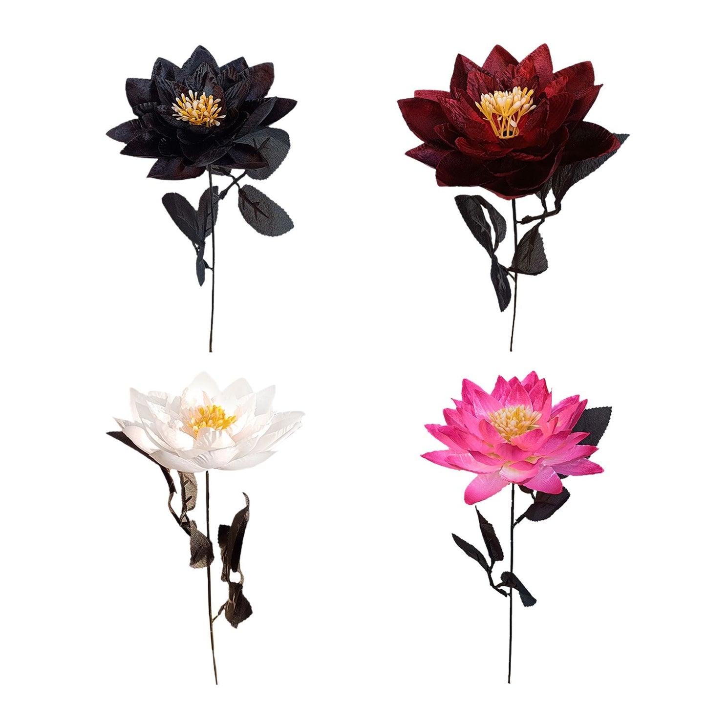 Artificial Lotus Fake Flower Bedroom Decoration Multifunctional Weddings Flower Decoration V1294-YM221013DJ01-1-0421