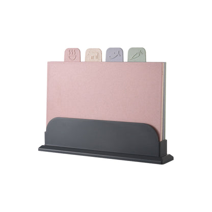 4 Pcs Creative Complementary Food Special Wheat Straw Cutting Board PP Plastic Cutting Board Cutting Board V1294-YM221013FB03-1-0421