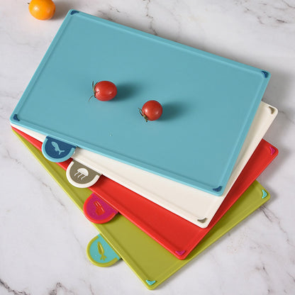 4 Pcs Creative Complementary Food Special Wheat Straw Cutting Board PP Plastic Cutting Board Cutting Board V1294-YM221013FB03-1-0421