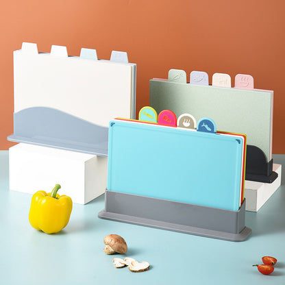 4 Pcs Creative Complementary Food Special Wheat Straw Cutting Board PP Plastic Cutting Board Cutting Board V1294-YM221013FB03-1-0421