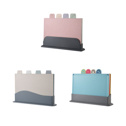 4 Pcs Creative Complementary Food Special Wheat Straw Cutting Board PP Plastic Cutting Board Cutting Board V1294-YM221013FB03-1-0421