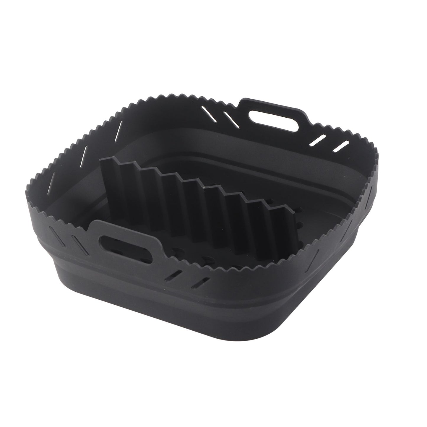 Square Air Fryer Silicone Baking Pan with Silicone Mat Air Fryer Pan V1294-YM221014LD02-2-0421