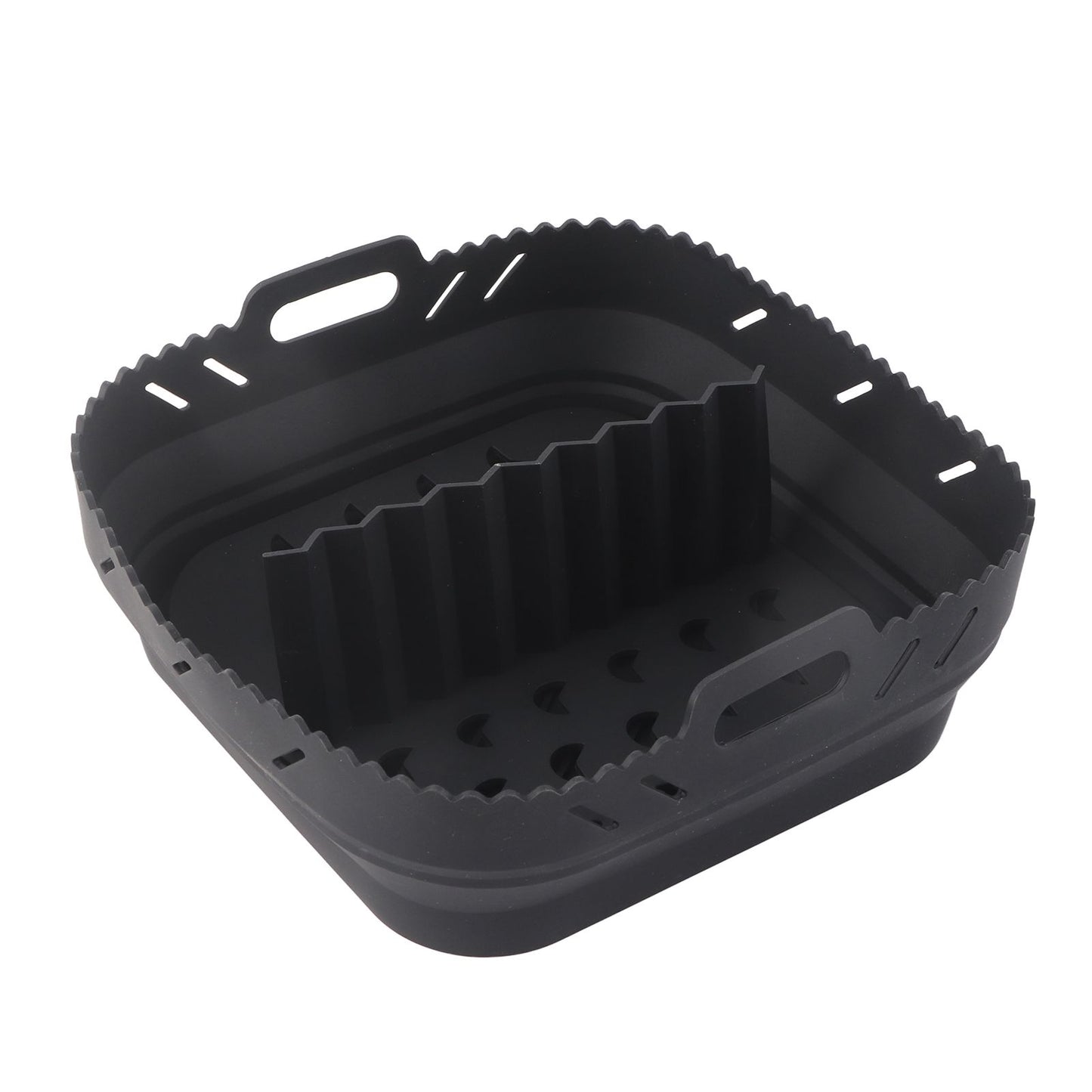 Square Air Fryer Silicone Baking Pan with Silicone Mat Air Fryer Pan V1294-YM221014LD02-2-0421