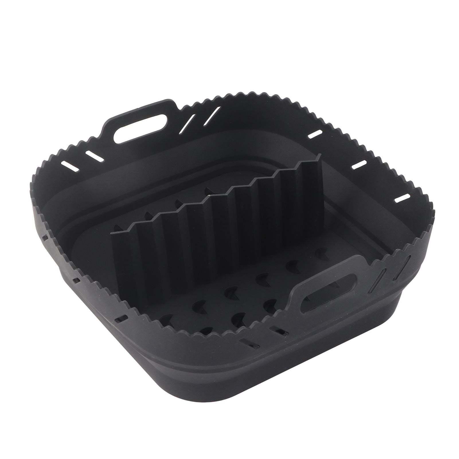 Square Air Fryer Silicone Baking Pan with Silicone Mat Air Fryer Pan V1294-YM221014LD02-2-0421