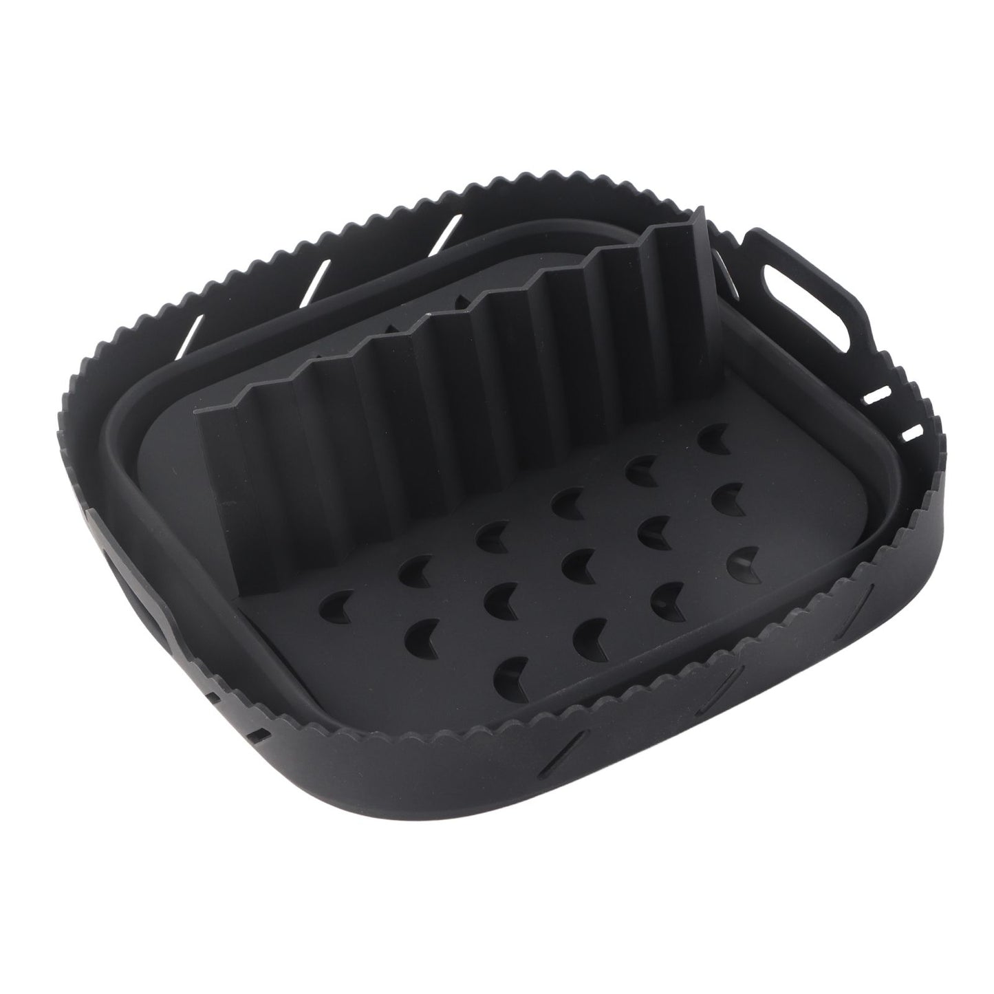 Square Air Fryer Silicone Baking Pan with Silicone Mat Air Fryer Pan V1294-YM221014LD02-2-0421