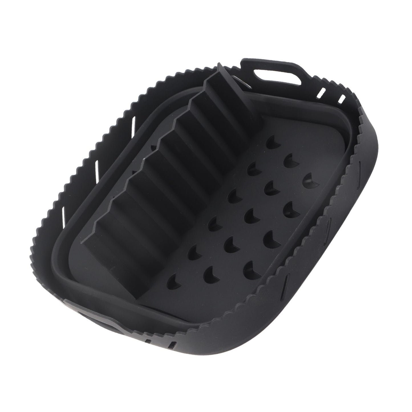 Square Air Fryer Silicone Baking Pan with Silicone Mat Air Fryer Pan V1294-YM221014LD02-2-0421