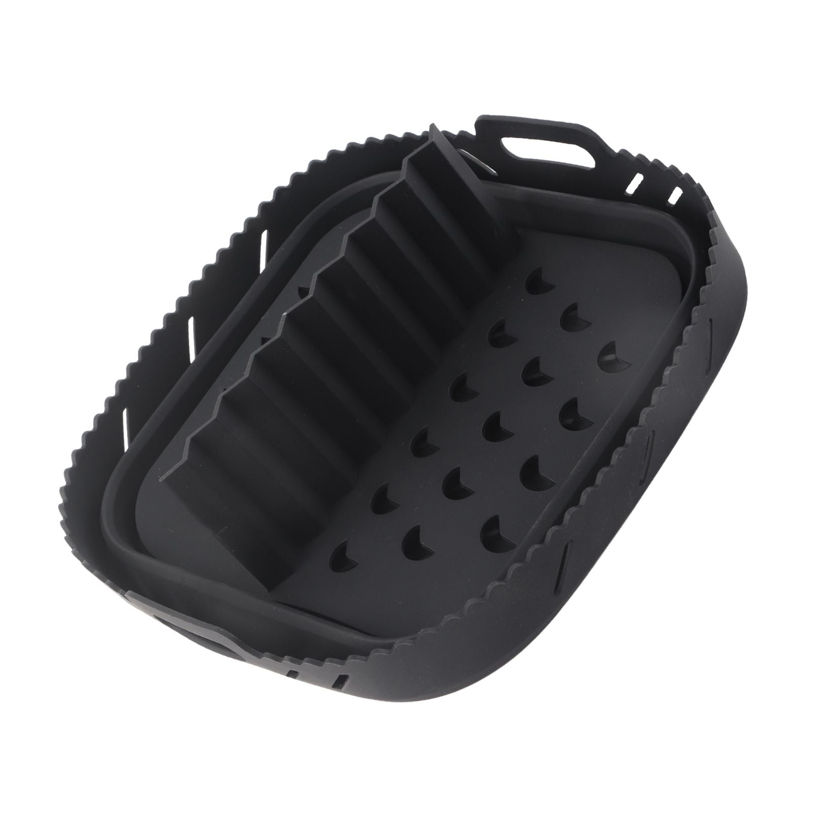 Square Air Fryer Silicone Baking Pan with Silicone Mat Air Fryer Pan V1294-YM221014LD02-2-0421