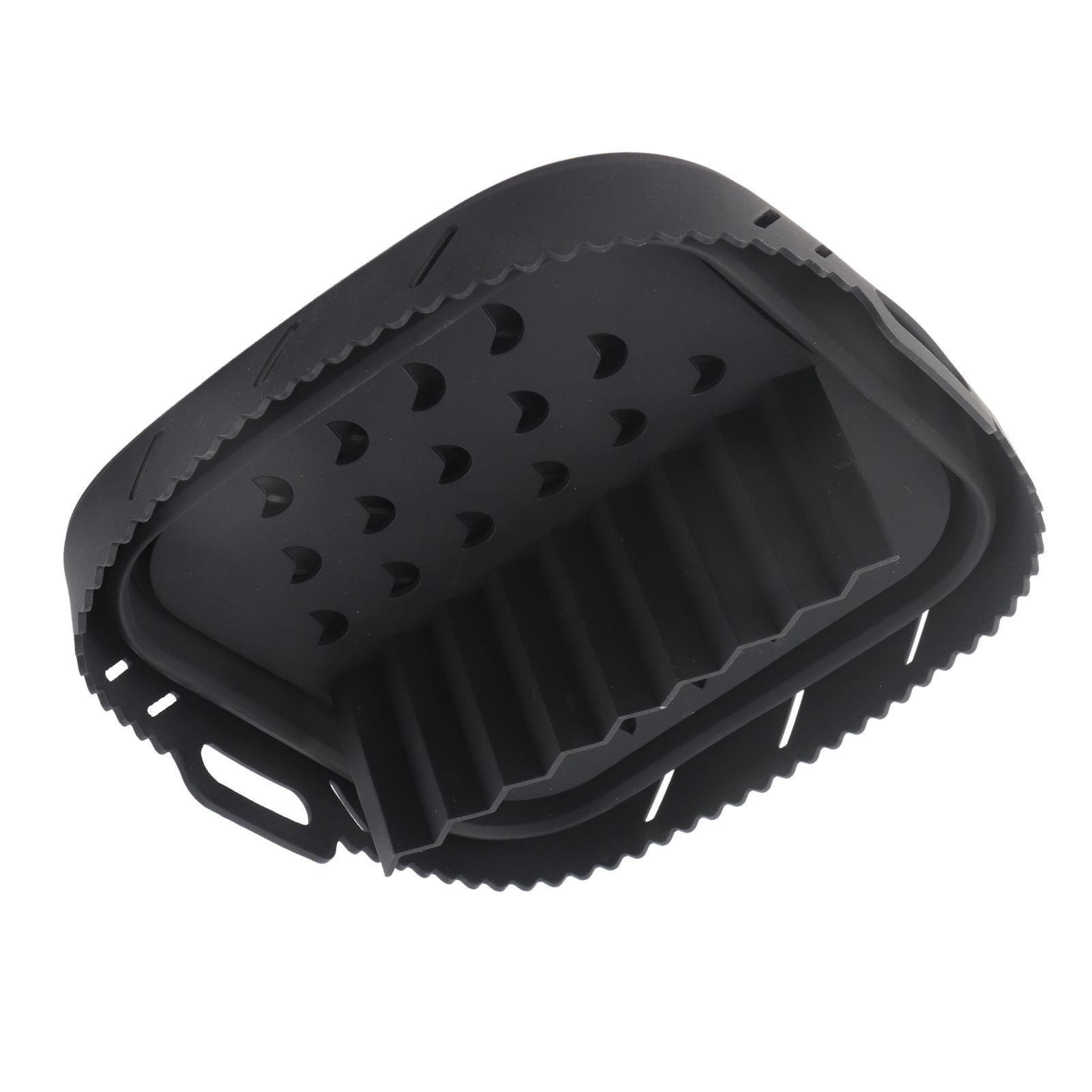 Square Air Fryer Silicone Baking Pan with Silicone Mat Air Fryer Pan V1294-YM221014LD02-2-0421