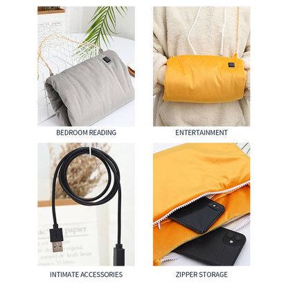 USB Charging Hand Warmer Three Temperature Control Electric Blanket Portable Heating Cushion Hand Warmer V1294-YM221020YA01-4-0421