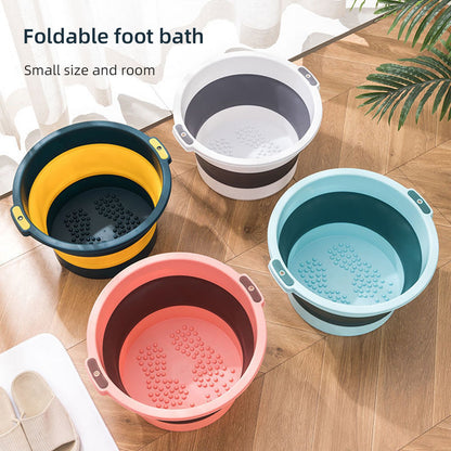 Foldable Foot Bath Household Foot Wash Basin Foot Massage Foot Bath V1294-YM221022LD01-3-0421