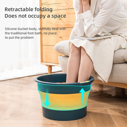 Foldable Foot Bath Household Foot Wash Basin Foot Massage Foot Bath V1294-YM221022LD01-3-0421