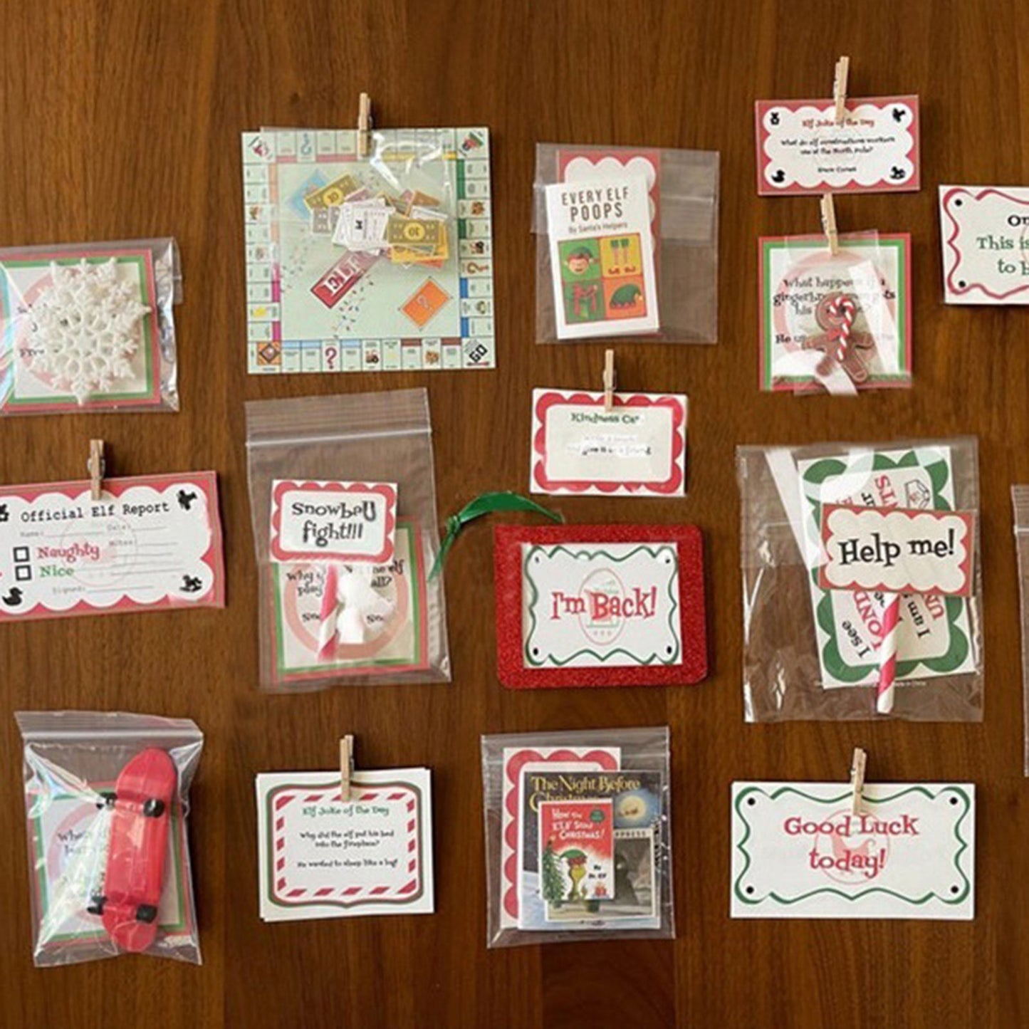Christmas Advent Elf Gift Set Christmas Gift Set V1294-YM221025SM05-1-0421