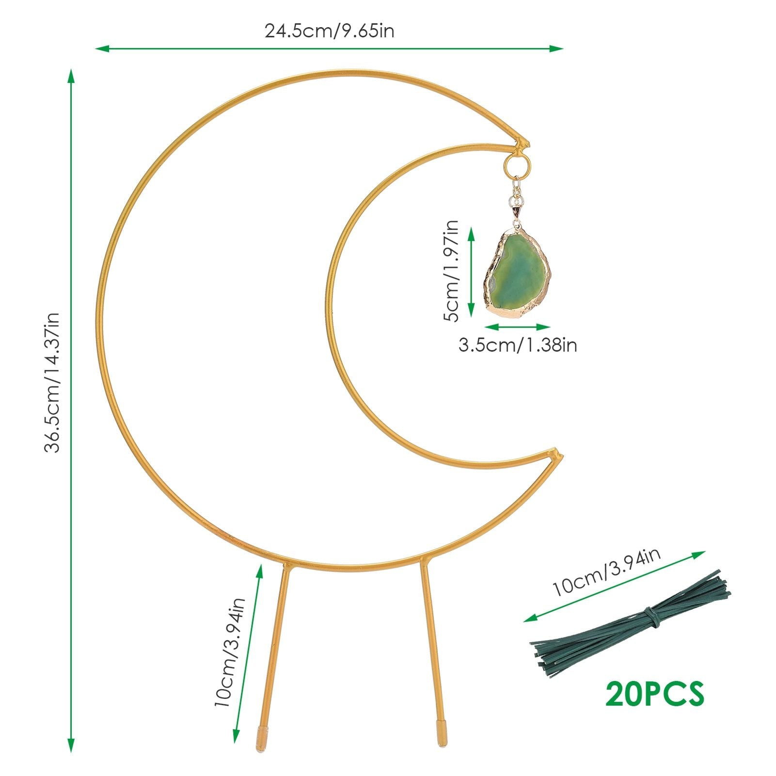 Plant Climbing Frame Climbing Vine Iron Flower Frame Moon Bracket Plant Trellis V1294-YM221027TW02-0421