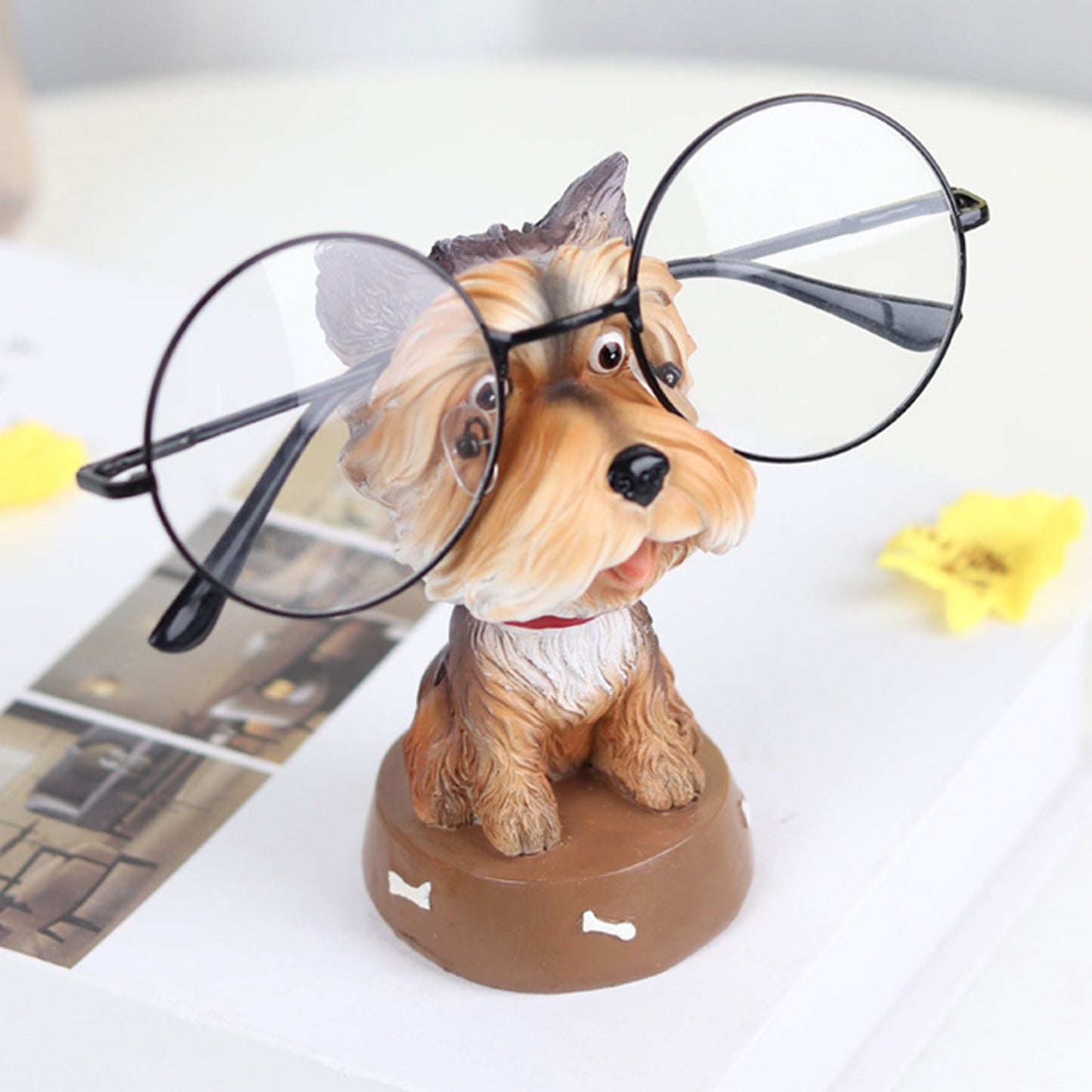 Creative Eyeglass Frame Resin Animal Glasses Holder Beautifully Handcrafted Eyeglass Stand V1294-YM221103YF43-2-0421
