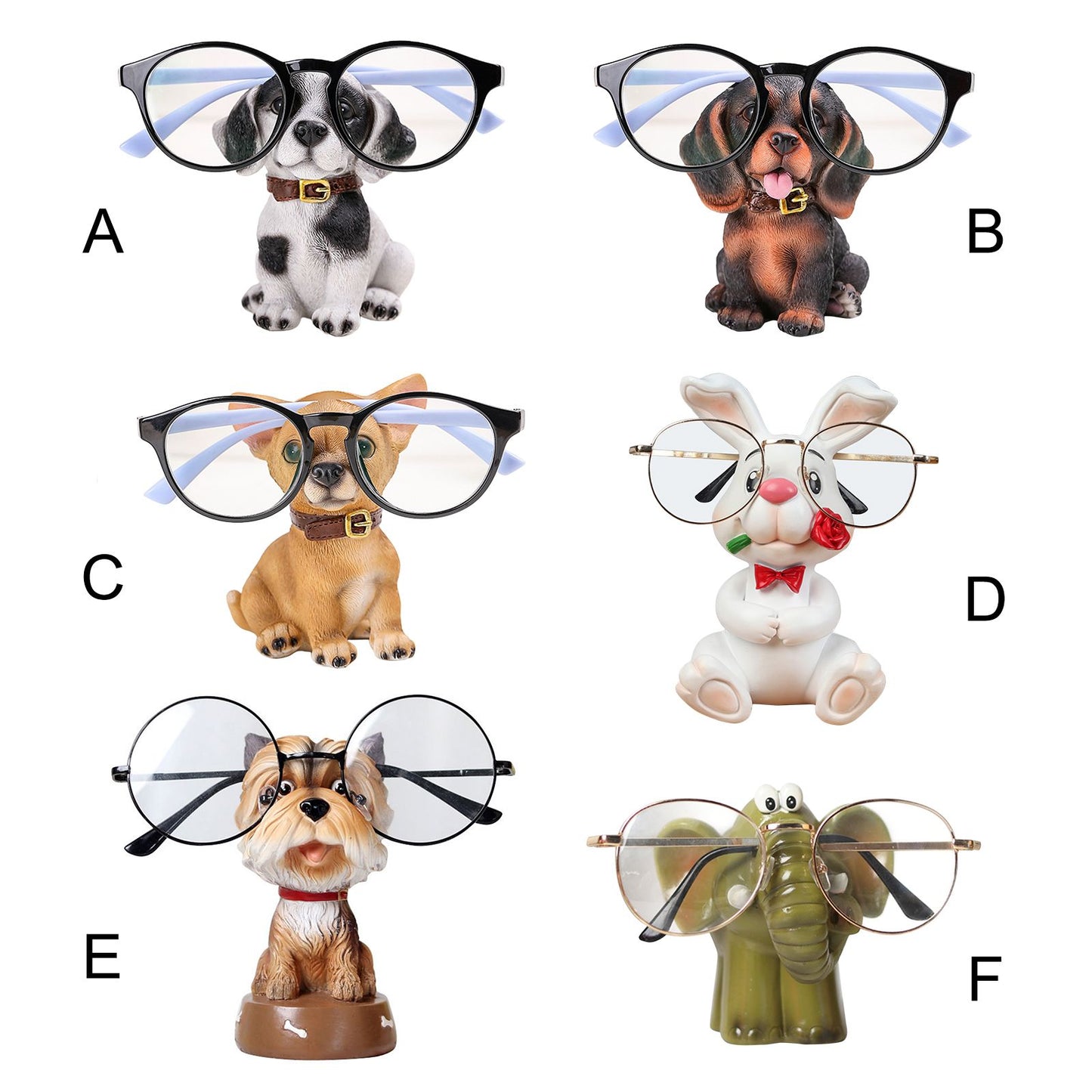 Creative Eyeglass Frame Resin Animal Glasses Holder Beautifully Handcrafted Eyeglass Stand V1294-YM221103YF43-2-0421