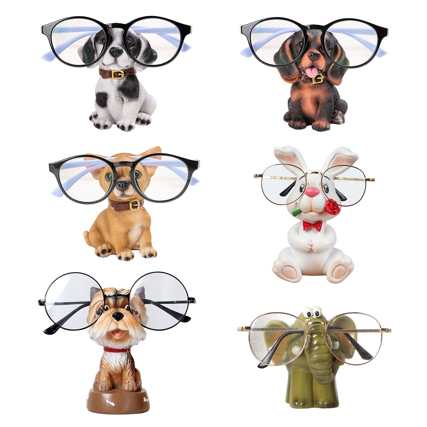 Creative Eyeglass Frame Resin Animal Glasses Holder Beautifully Handcrafted Eyeglass Stand V1294-YM221103YF43-2-0421