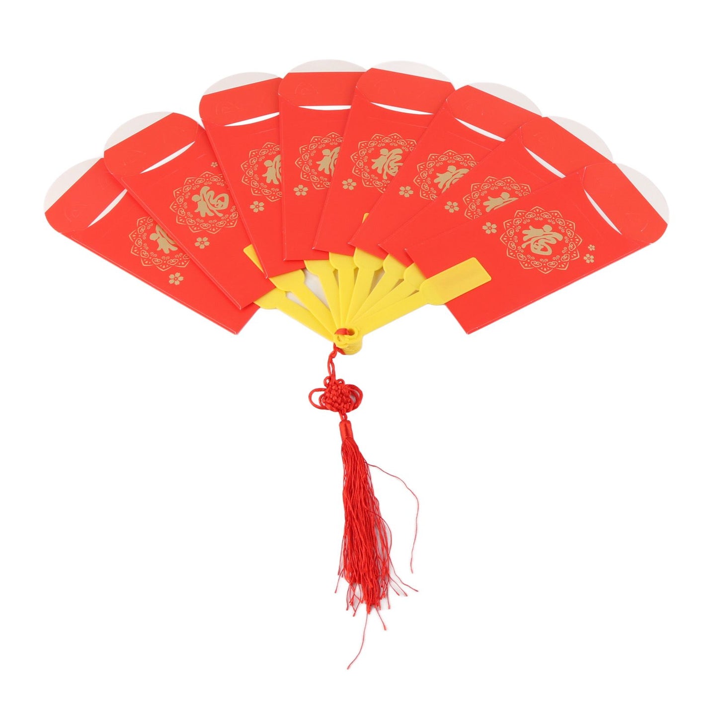2023 Rabbit Year Spring Festival Creative Fan Shaped Folding Red Envelope New Year Fan Red Envelope V1294-YM221104GS02-2-0421
