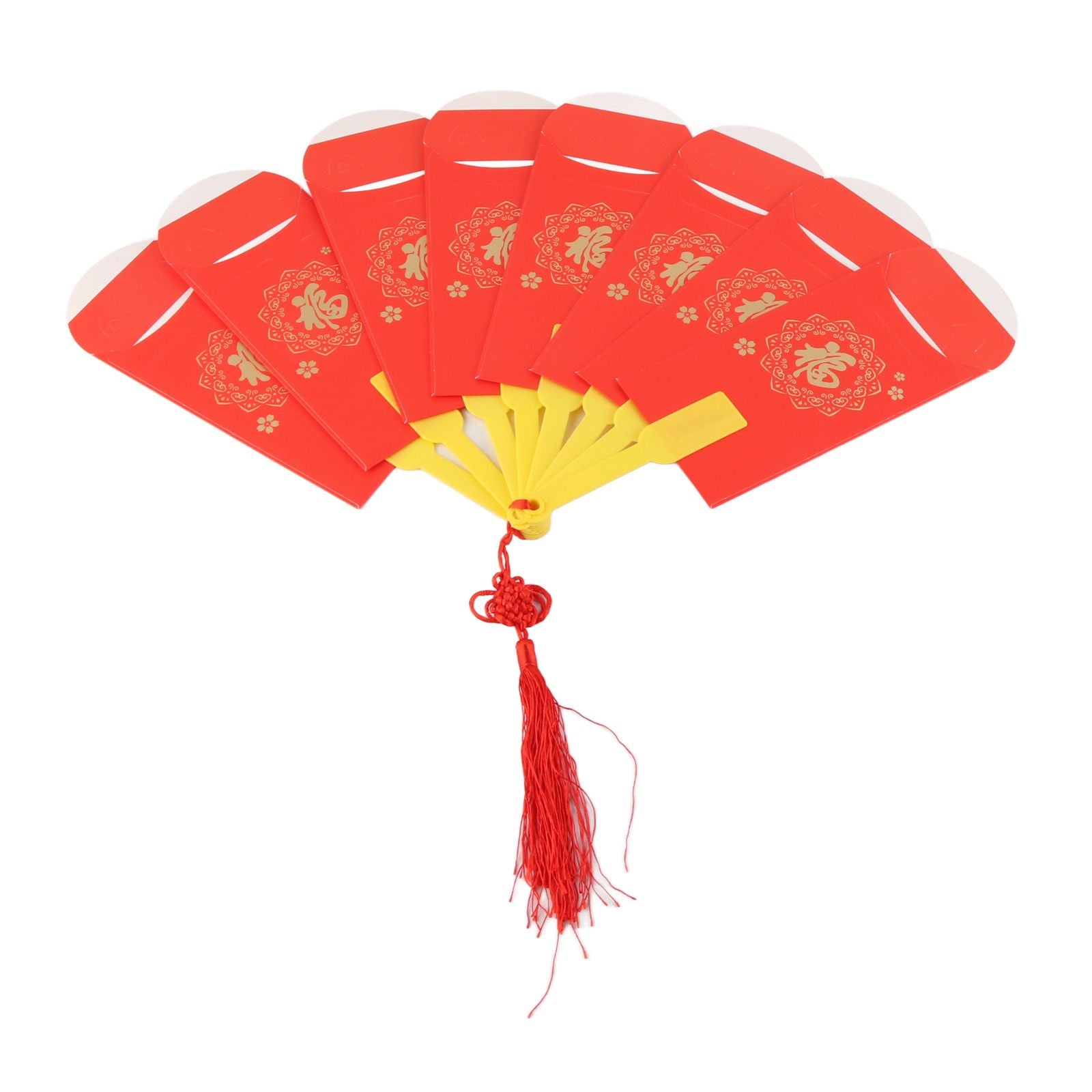 2023 Rabbit Year Spring Festival Creative Fan Shaped Folding Red Envelope New Year Fan Red Envelope V1294-YM221104GS02-2-0421