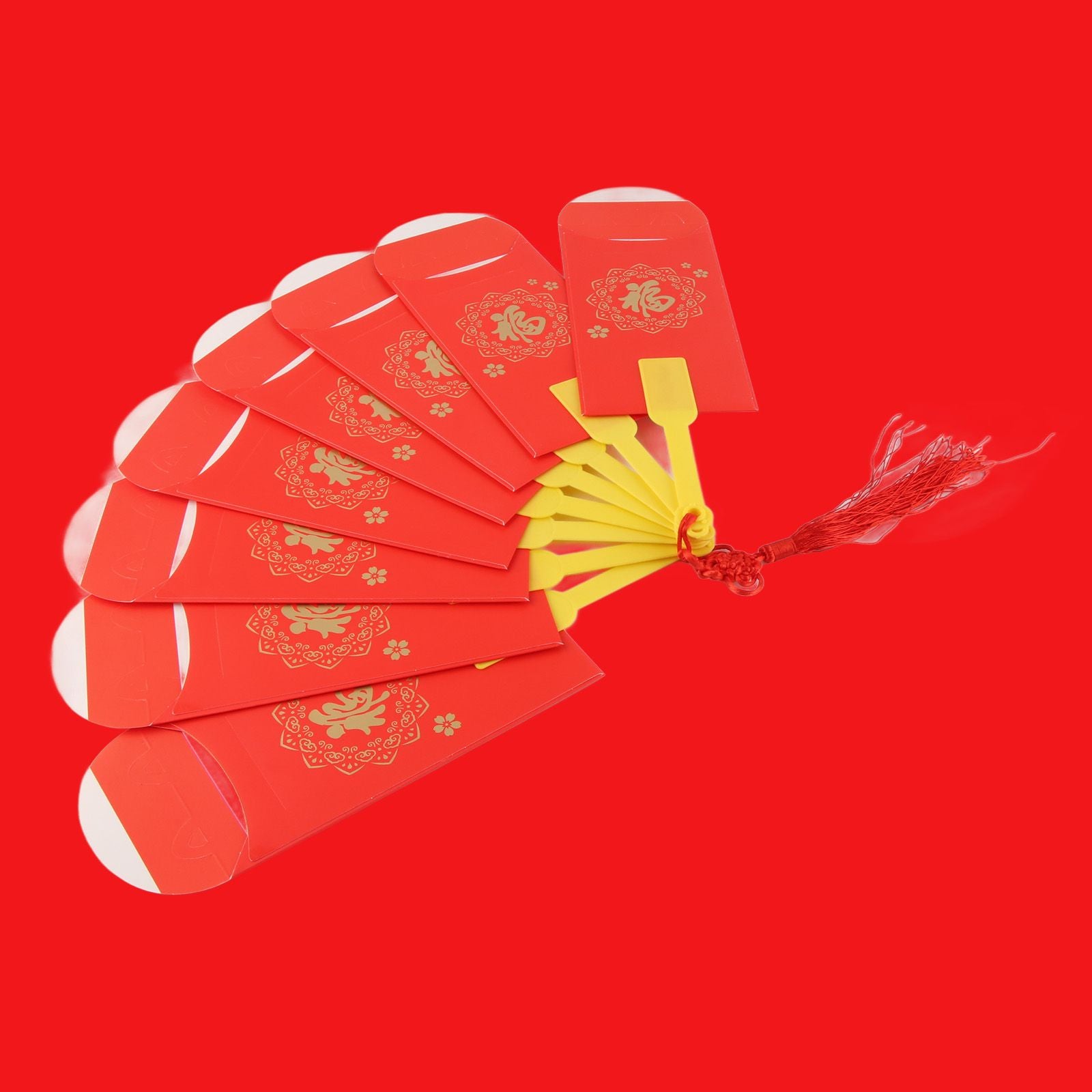 2023 Rabbit Year Spring Festival Creative Fan Shaped Folding Red Envelope New Year Fan Red Envelope V1294-YM221104GS02-2-0421
