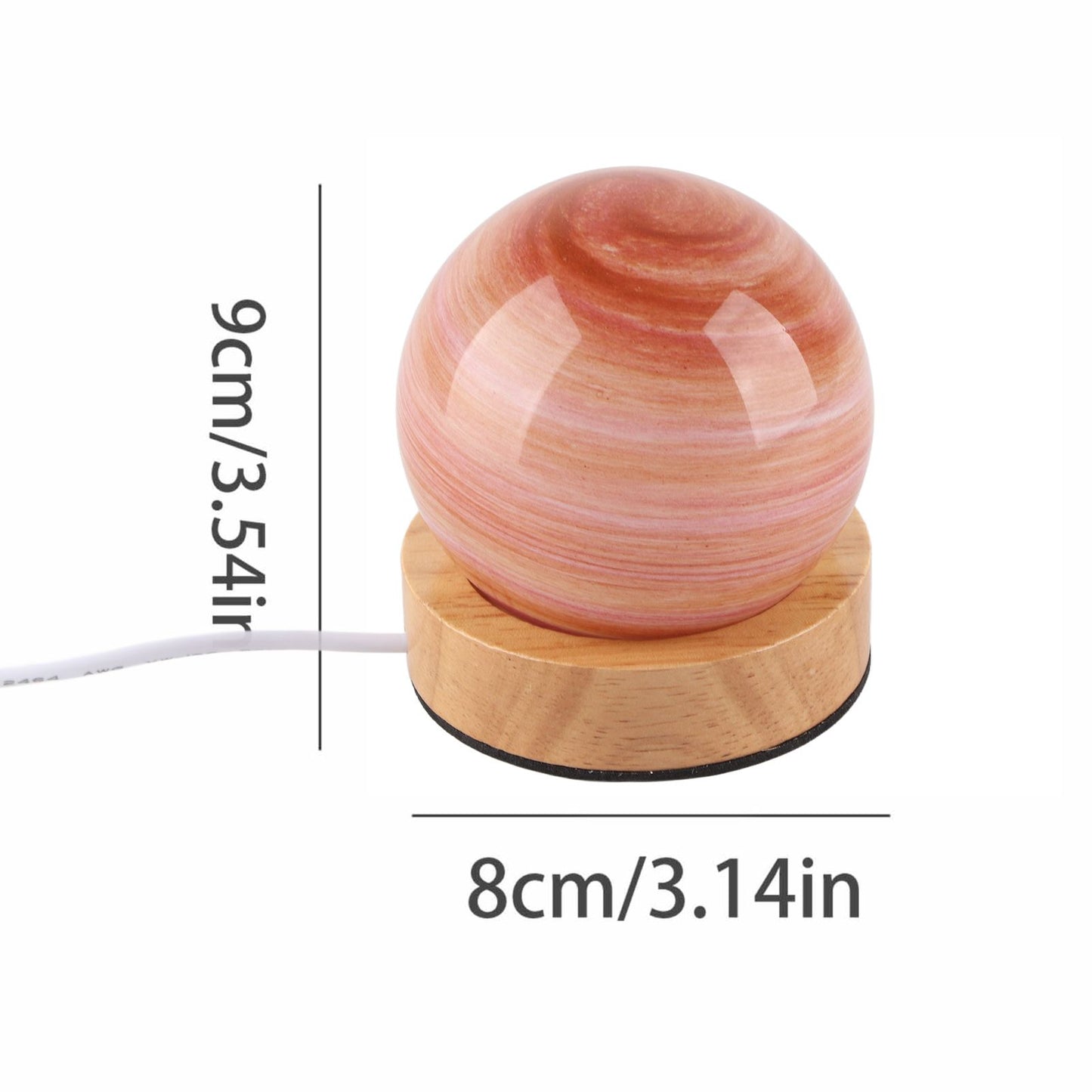 Rechargeable Touch Tricolor Infinitely Dimmable Sunset Table Lamp Ambient Rainbow Lamp V1294-YM221110MQ01-2-0421