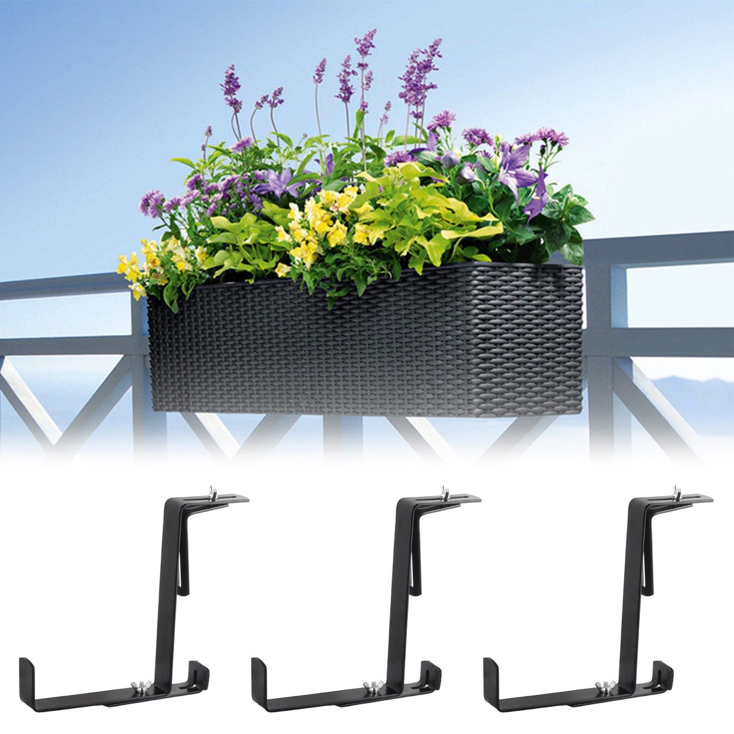 Garden Hook Planters Hang Hook Iron Hooks Flowerpot Hook V1294-YM221115YA02-1-0421