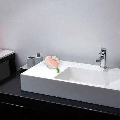 Ceramic Leaf Soap Box Drain Soap Shelf Soap Holder Soap Dish Tray V1294-YM221126HJ04-4-0421