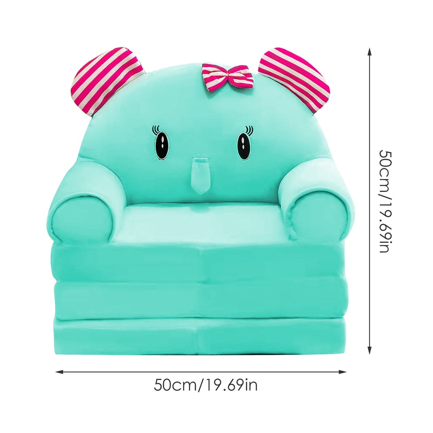 2 in 1 Foldable Sofa Cartoon Sofa for Kids V1294-YM221202GW03-5-0421