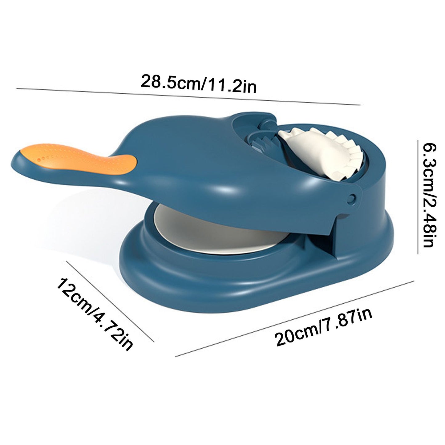 Dumpling Maker 2 in 1 Practical Dumpling Skin Maker Machine Household Easy to Use Dumpling Press Mold V1294-YM221205YF35-4-0421